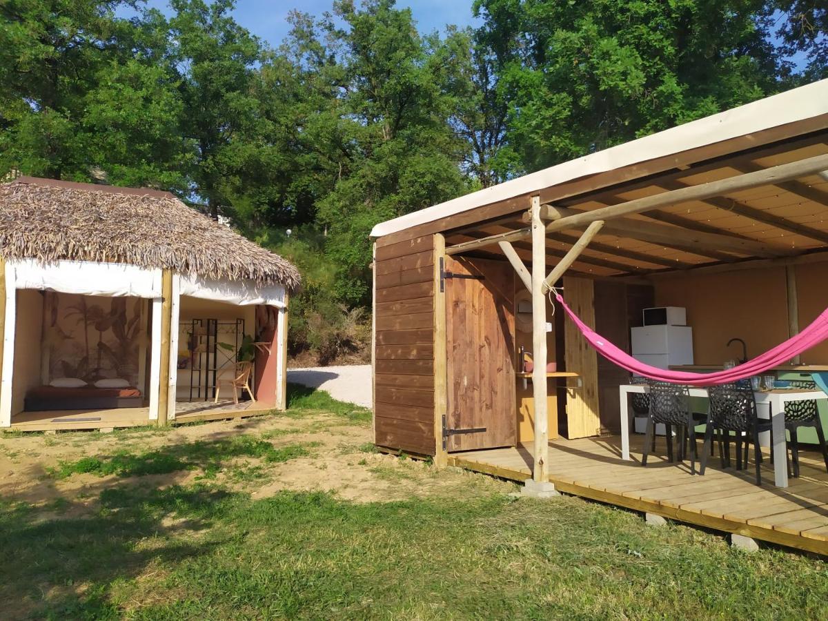 Camping Domaine De Senaud Albon ภายนอก รูปภาพ