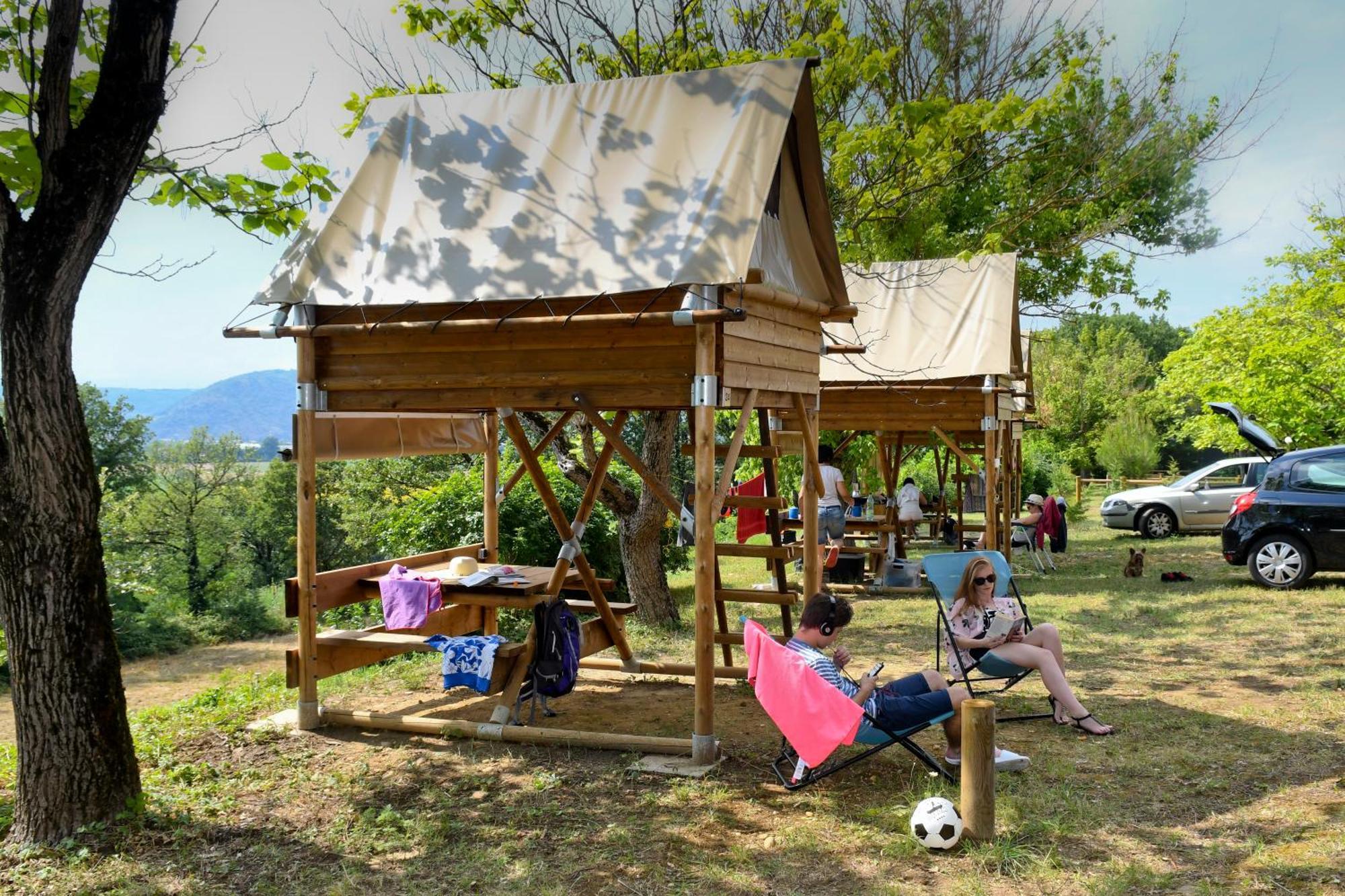 Camping Domaine De Senaud Albon ภายนอก รูปภาพ