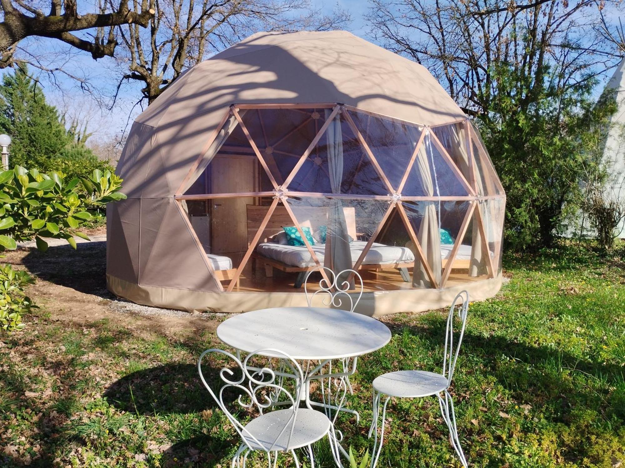 Camping Domaine De Senaud Albon ภายนอก รูปภาพ